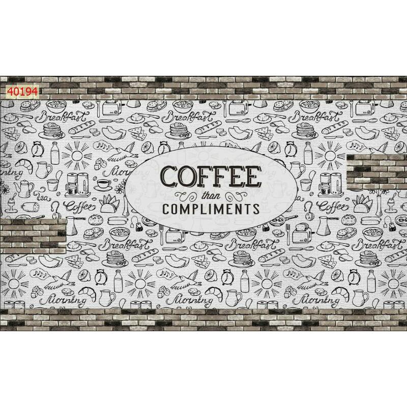 Tranh lụa 3D Hàn Quốc trang trí quán cafe ngang 1.25m*0.8m