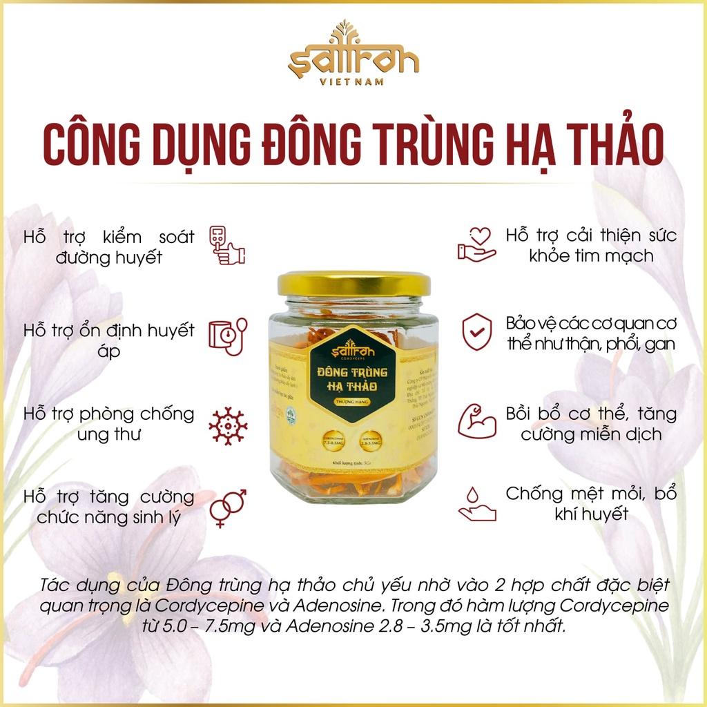 Đông trùng hạ thảo thượng hạng sấy khô 20gr/hũ