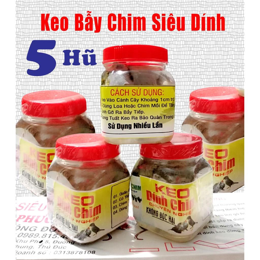 5 Hũ Keo Bẫy Chim - Siêu Dính