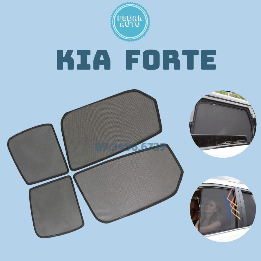 Rèm Che Nắng Nam Châm Xe Kia Forte, Cerato 2008-2011 Rèm Che Nắng Ô tô Loại 1 Dày Dặn Nam Châm Hút Mạnh, Chuẩn Form Xe