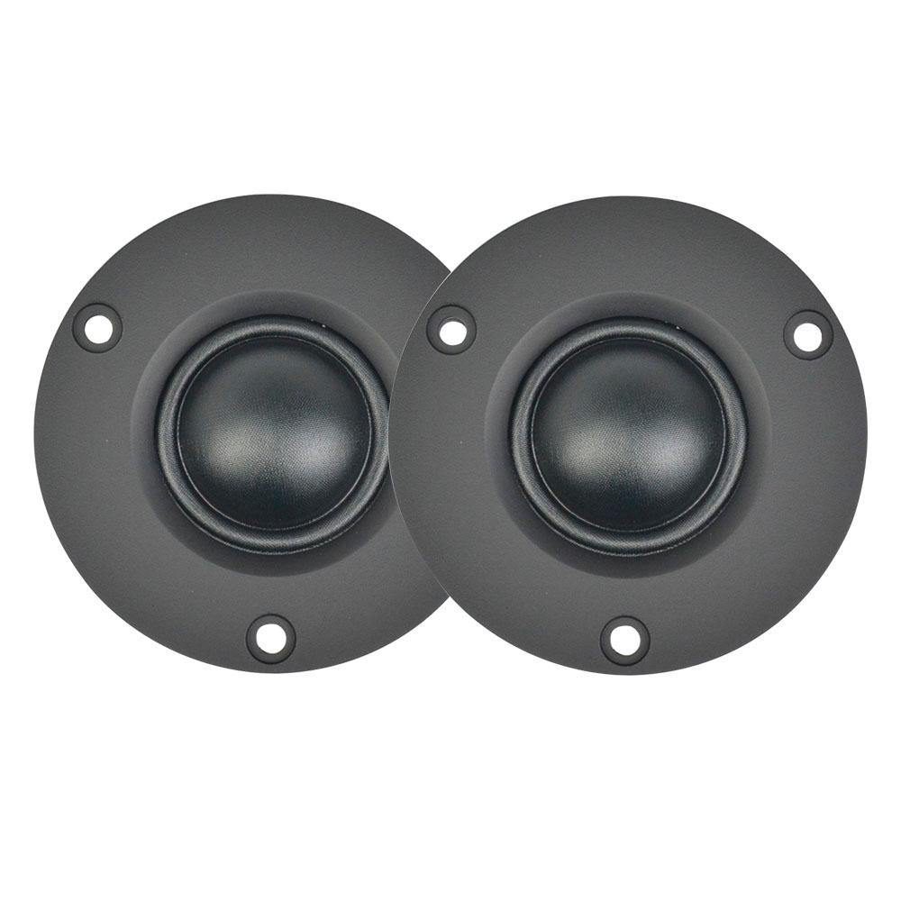 AIYIMA 2 Cái Loa Tweeter di động âm thanh mini 2,5 inch 25 Core 6 8 Ohm 15W Cơn sốt màng lụa Loa Hifi cho rạp hát tại nhà Màu sắc: Loa 6 Ohm
