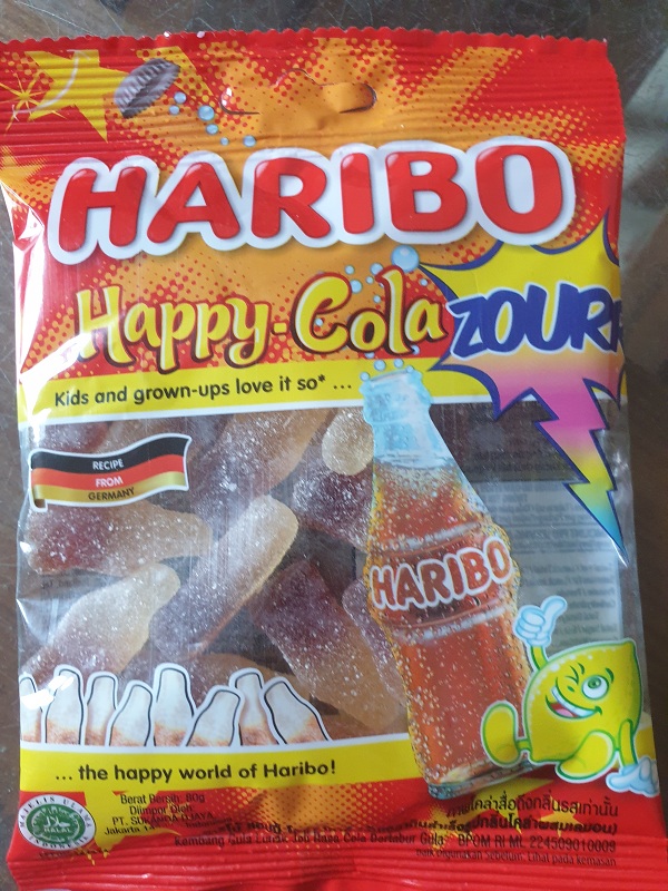 Kẹo dẻo Haribo Happy Cola Zourr 80g