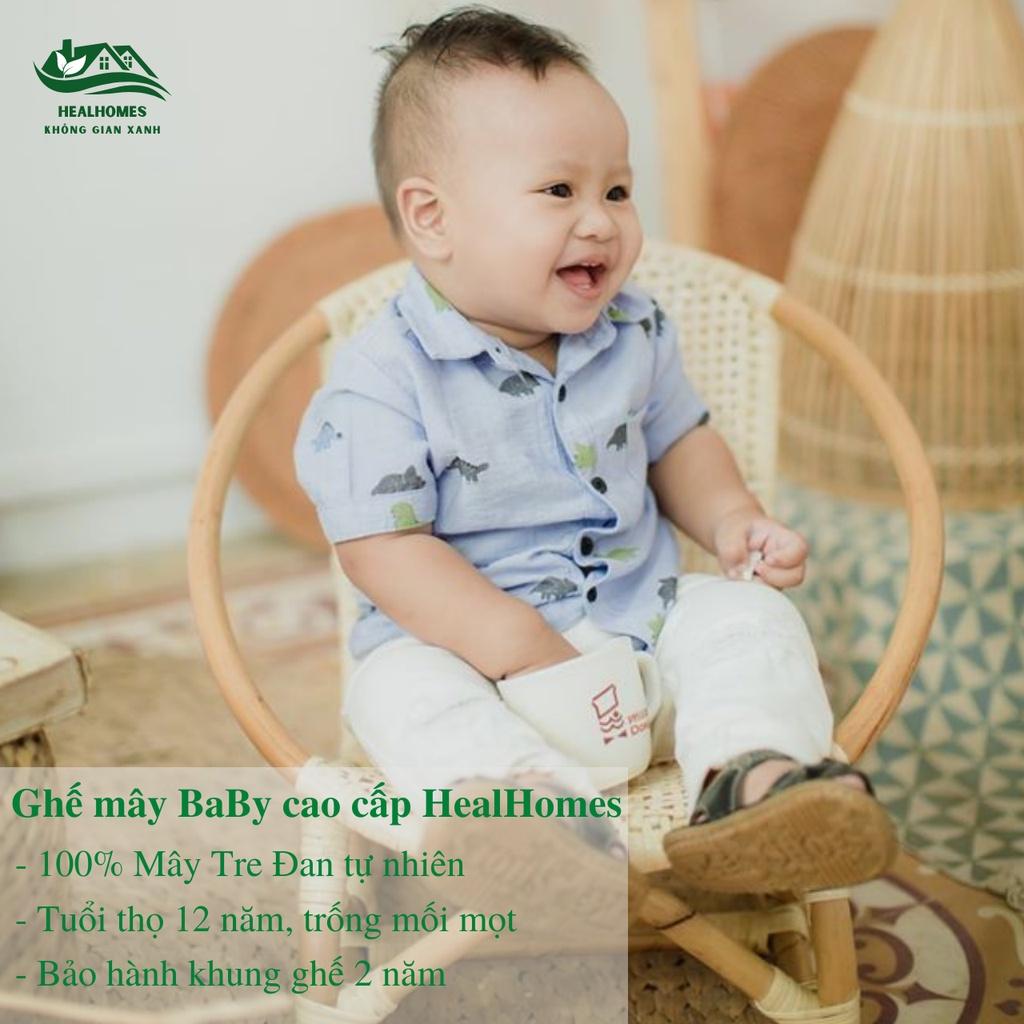 Ghế mây thư giãn trẻ em dành cho studio, có ảnh thật dành cho bé từ 1 đến 6 tuổi / HealHomes