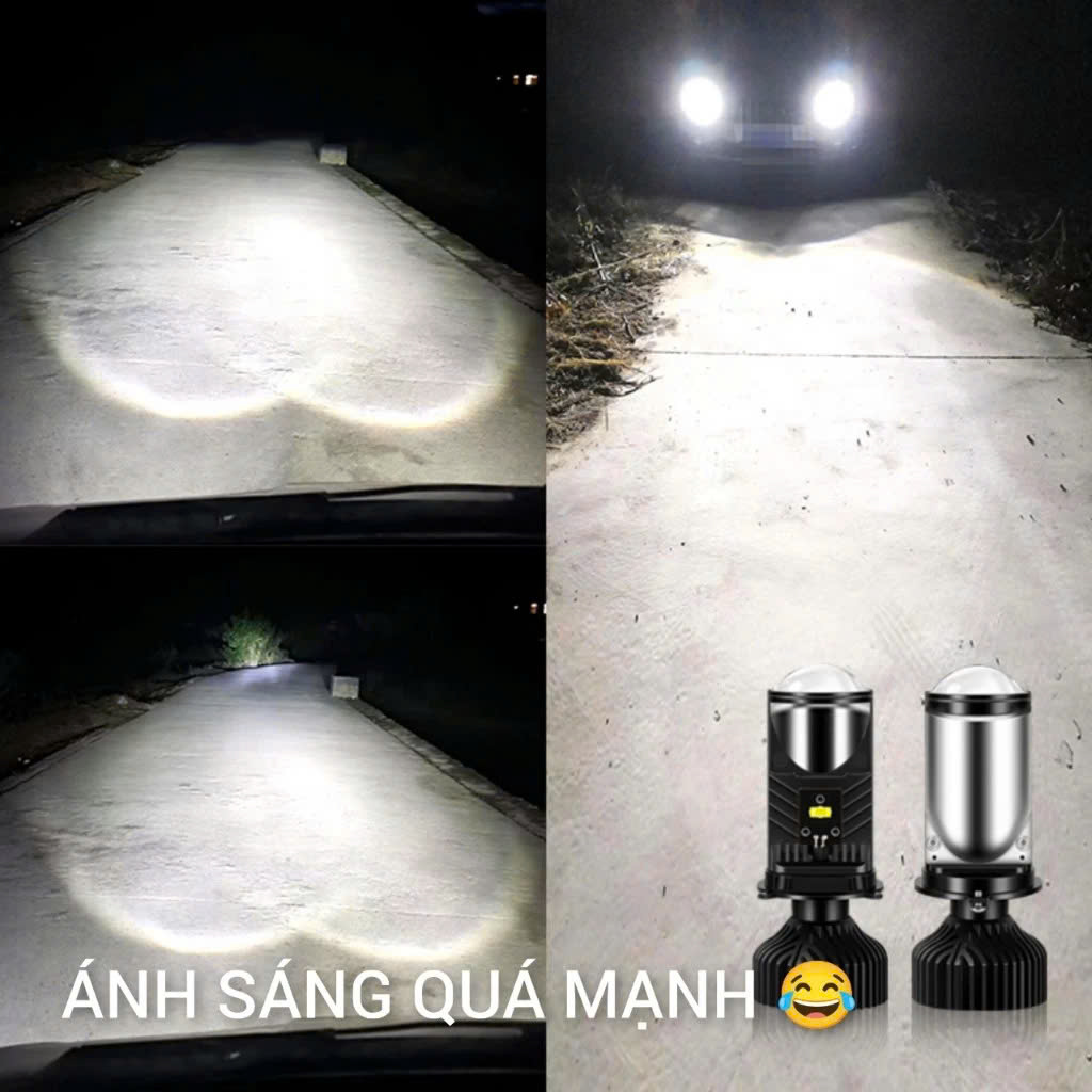 Cắt Sáng Chống Chói: Đèn Pha LED Ô Tô Xe Máy T9 H4 Bản Cao Cấp Cho Mọi Điều Kiện Đường Đi