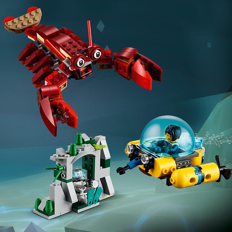 Đồ Chơi LEGO Truy Tìm Kho Báu Dưới Đại Dương 31130
