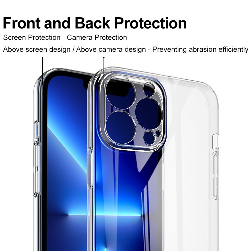 Ốp Lưng Trong Suốt Dành Cho iPhone 13,13 Pro, 13 Pro Max Chính Hãng IMAK Phủ Nano Không Ngả Màu, Không Ố Vàng Theo Thời Gian- Hàng Chính Hãng