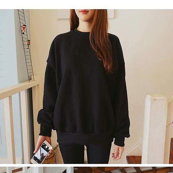 ÁO SWEATER TRƠN BASIC (đủ màu) Unisex Ulzzang Streetwear Streetstyle