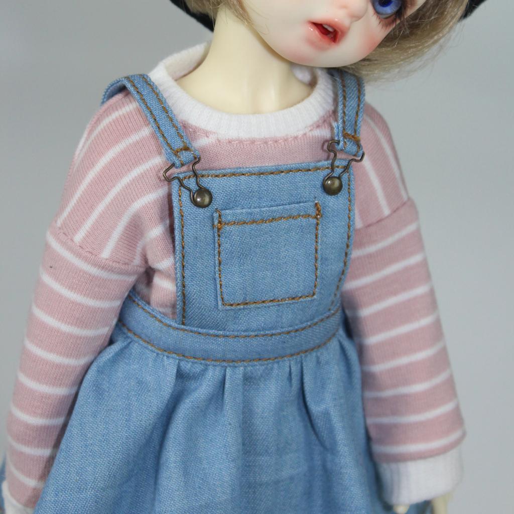 Casual Long Sleeve Sweater Top Clothes for 1/6 BJD Doll Outfits