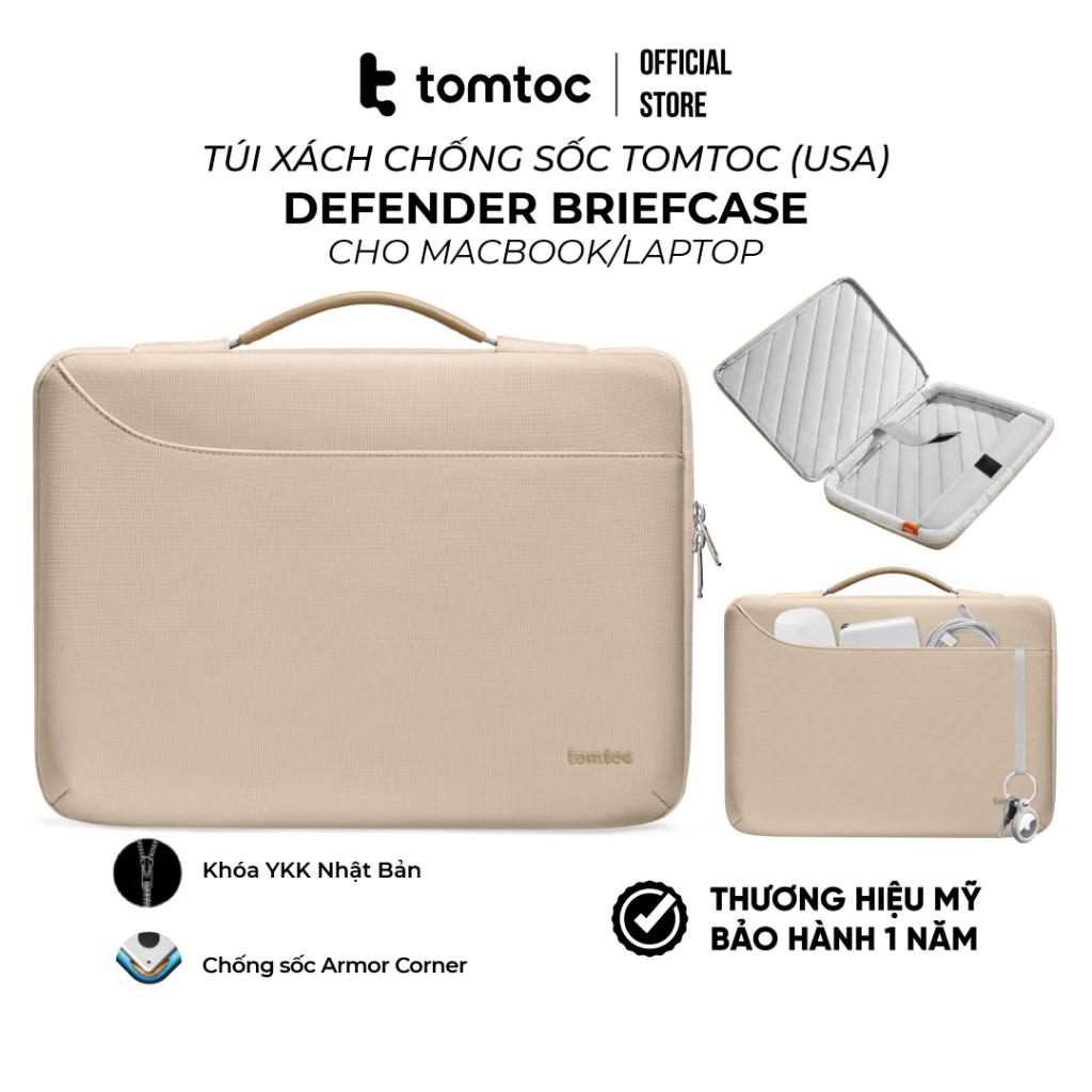 Túi xách chống sốc Tomtoc Spill-Resistant cho Macbook Air/Pro 13/ Pro 14/ Air 15/ Pro 16 và Laptop - Hàng chính hãng