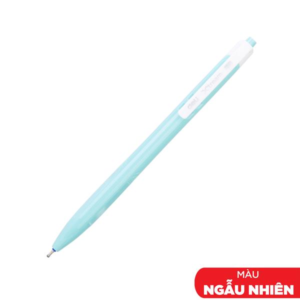 Bút Bi Bấm Xtream Màu Pastel 0.7 mm - Deli Q033 - Mực Xanh (Màu Thân Bút Giao Ngẫu Nhiên)