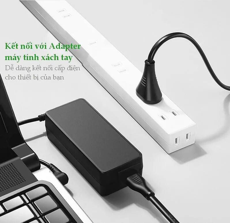 Ugreen UG40312CD159TK 1m dây nguồn số 8 dùng cho adapter sạc laptop - HÀNG CHÍNH HÃNG