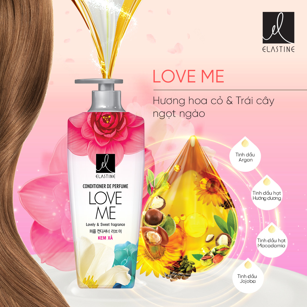 Kem xả chăm sóc và nuôi dưỡng tóc Elastine 550ml