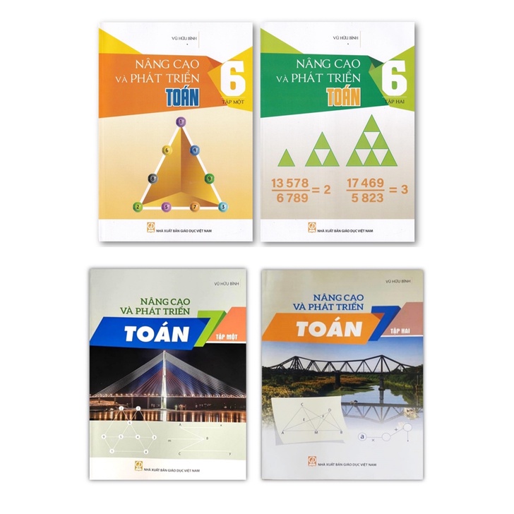 Sách - Combo Nâng cao và phát triển Toán 6 - 7