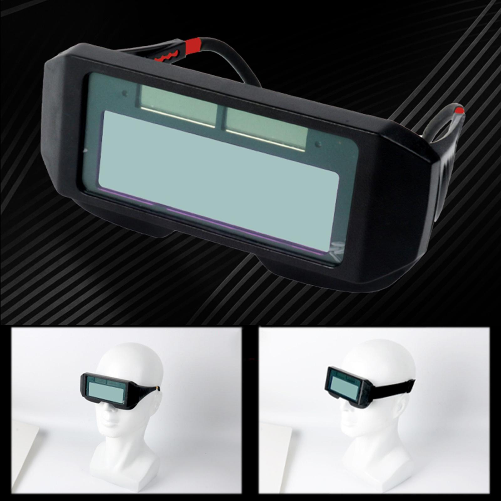 Auto Darkening Welding Goggles Protective Welder Helmet Anti-glare Black