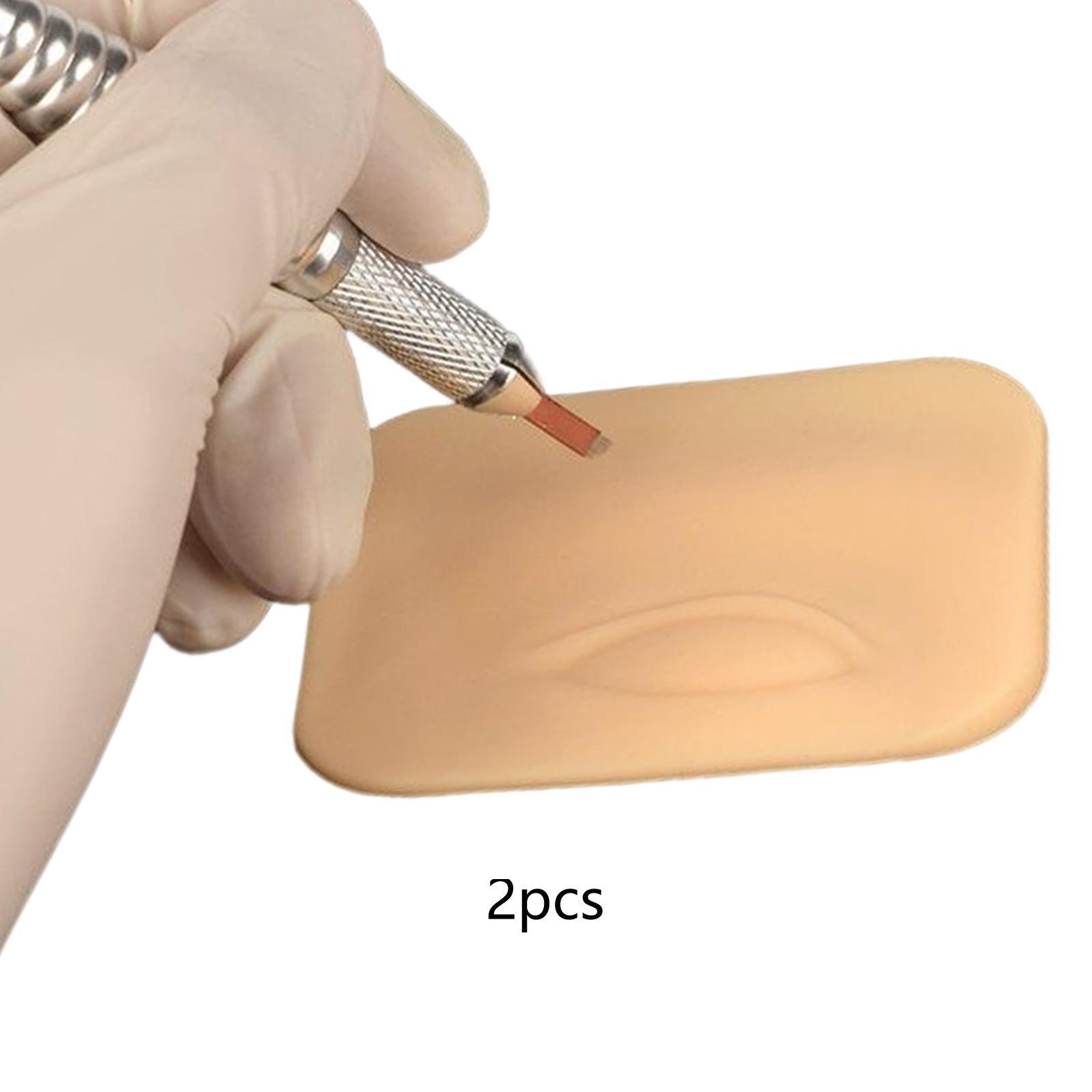 1 Pair Tattoo Practice Skin for Eyebrows Makeup Training Practice Board
