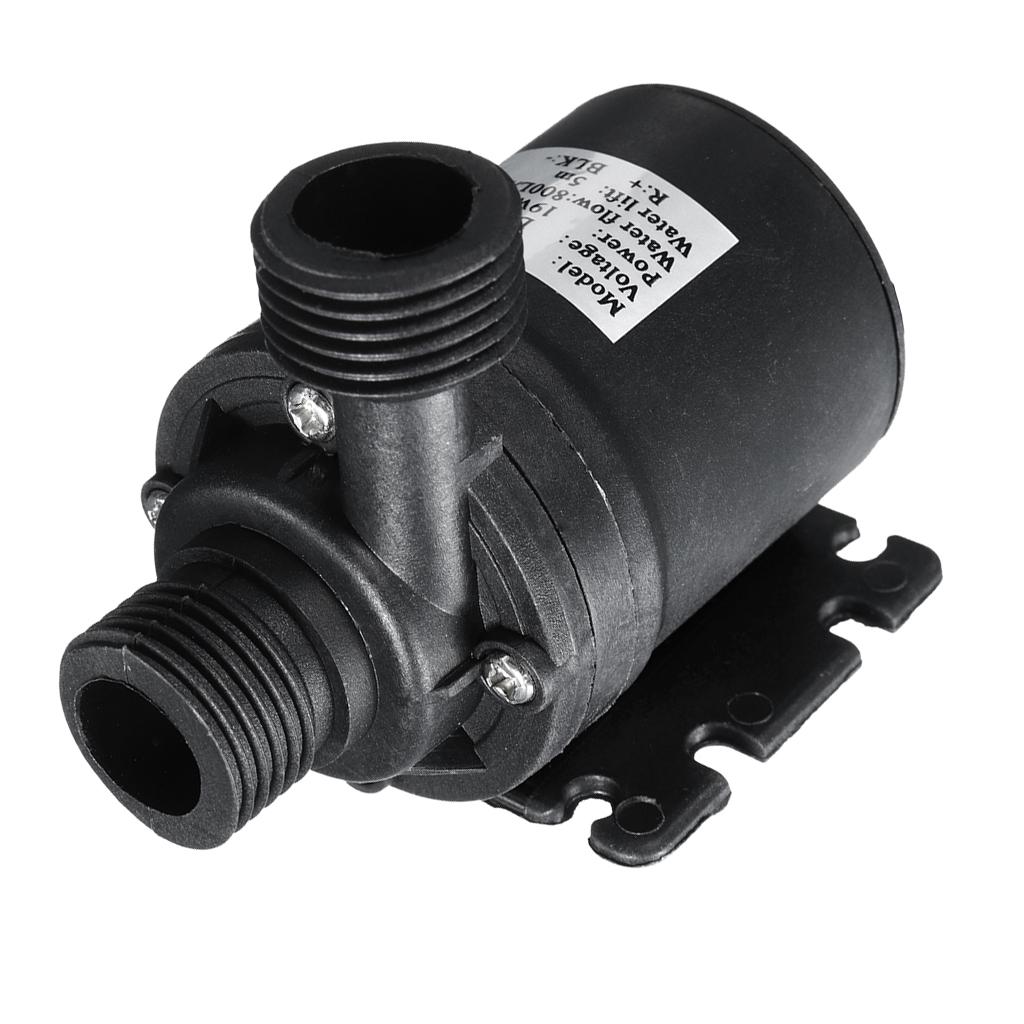 2pcs Ultra Quiet Mini Submersible Water Pumps DC12V Brushless Motor 800L/H