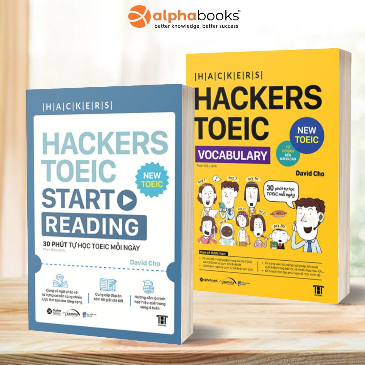 Combo Đọc Hiểu TOEIC Hackers TOEIC Start Reading  Hackers TOEIC Vocabulary