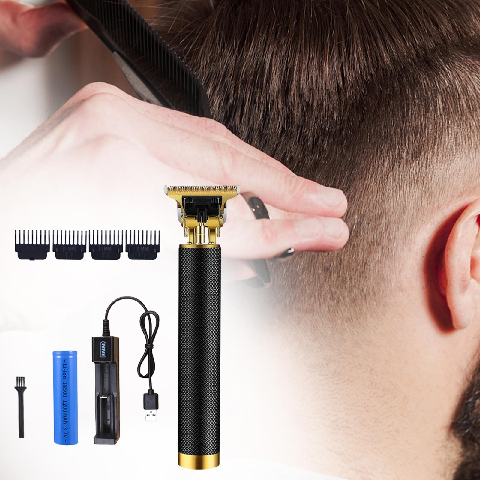 Retro Men Hair Clippers Trimmers Kit, Rechargeable ,Professional Barber Razor ,Low Noise Strong Power Shaver for Hair Styling, Barber Children
