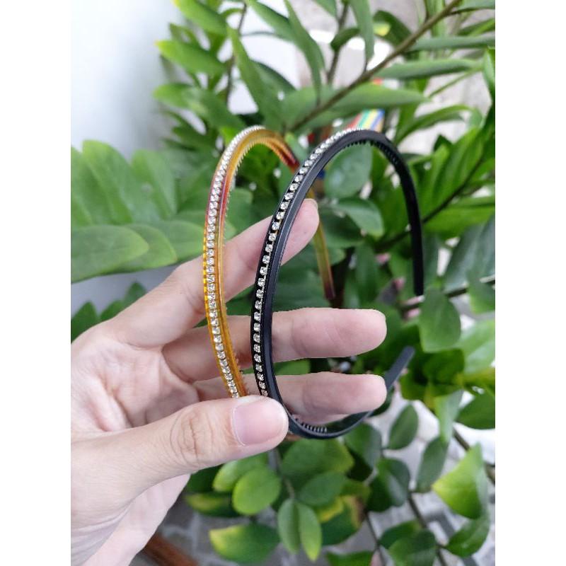 Combo 2 băng đô cài tóc đính đá dễ thương