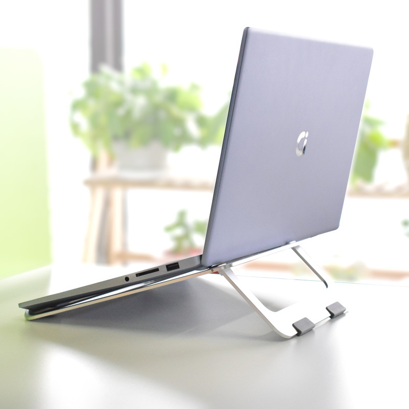 Giá Đỡ Dành Cho Laptop Macbook, Máy Tính Xách Tay - Chất Liệu Hợp Kim Nhôm Cao Cấp, Dễ Dàng Gấp Gọn - Hàng Chính Hãng LuxOff