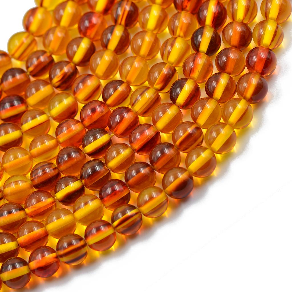 Royal Resin Gemstone Round Beads Stone DIY Jewelry Makings Multicolor 12mm