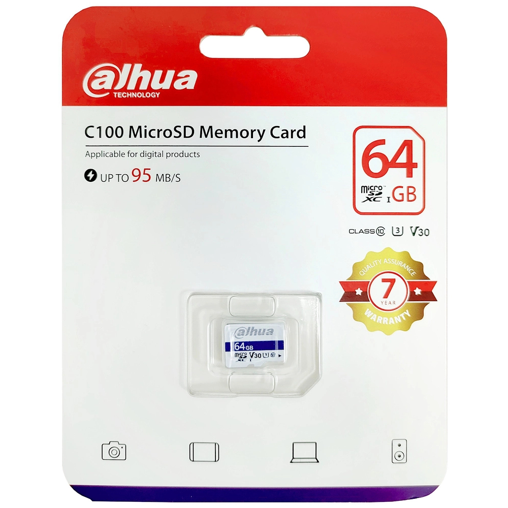 Thẻ nhớ Dahua 64GB Class 10 upto 95Mb/s - Hàng chính hãng