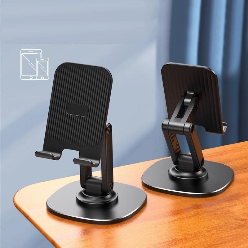 Đế để điện thoại để bàn đế kim loại xoay gấp gọn