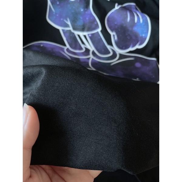 Áo phông nữ cao cấp cotton khô free size in hình mickey dành cho nam và nữ HEFS007