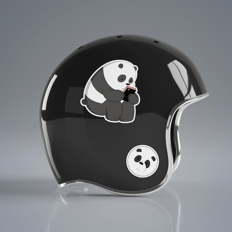 Gấu Trúc Panda - Single Sticker hình dán lẻ We Bare Bears