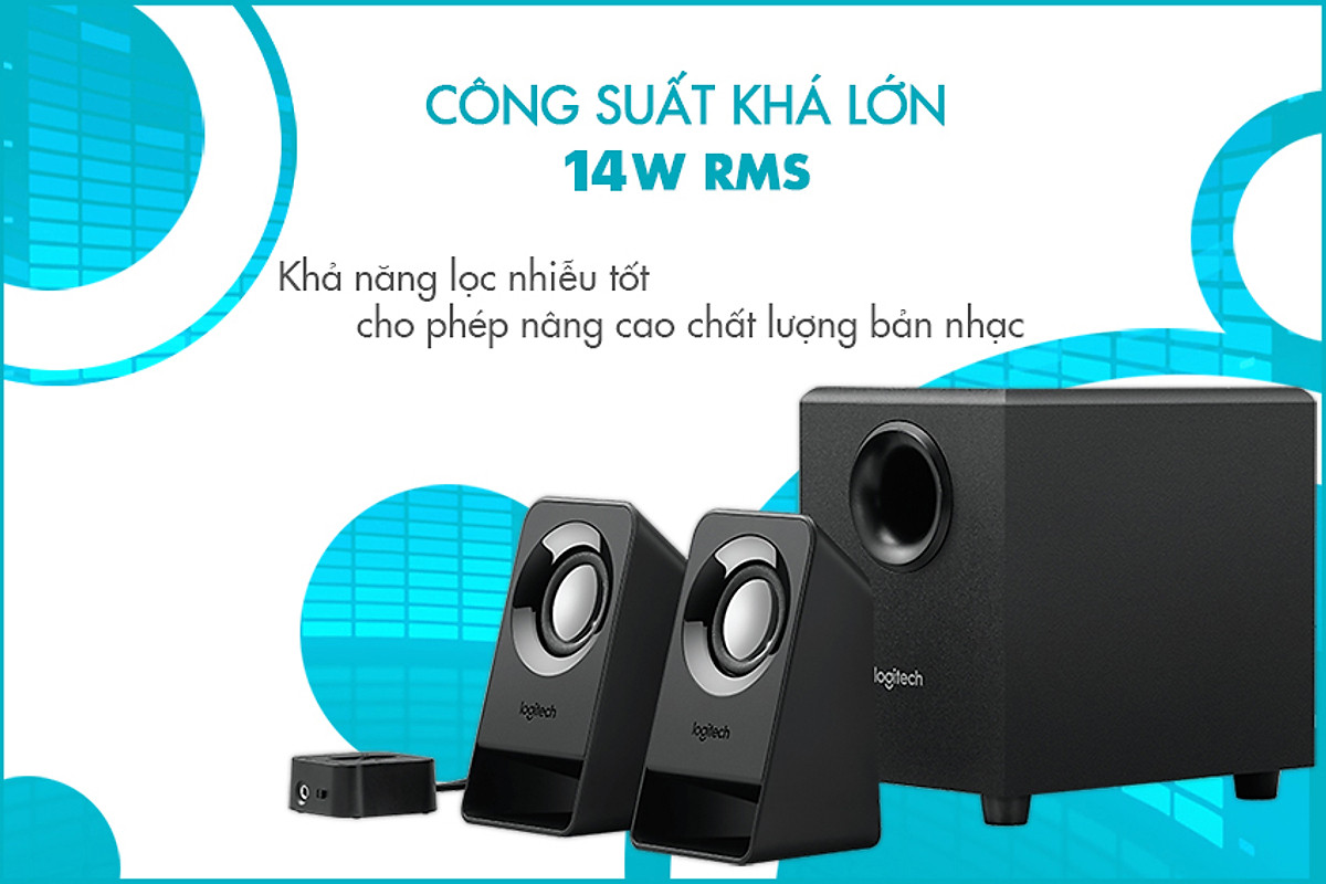 Loa vi tính cao cấp 2.1 Logitech Z213 - Hàng Chính Hãng