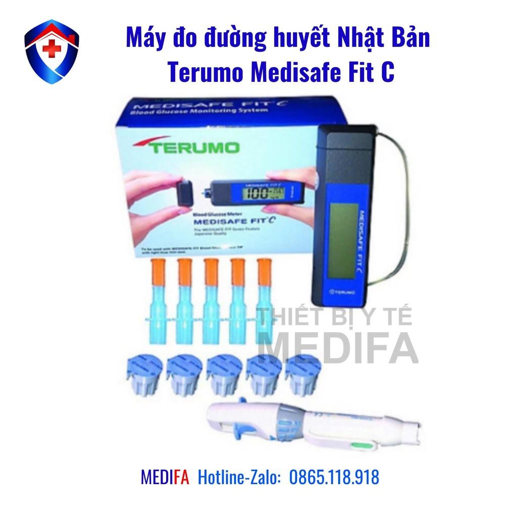 Máy đo đường huyết, tiểu đường Terumo Medisafe Fit C Chính Hãng Nhật Bản, Bảo hành 5 năm