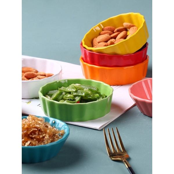 Bát nước chấm, sốt, Đĩa gia vị hay đựng đồ ăn kèm, Chén sứ làm bánh souffle