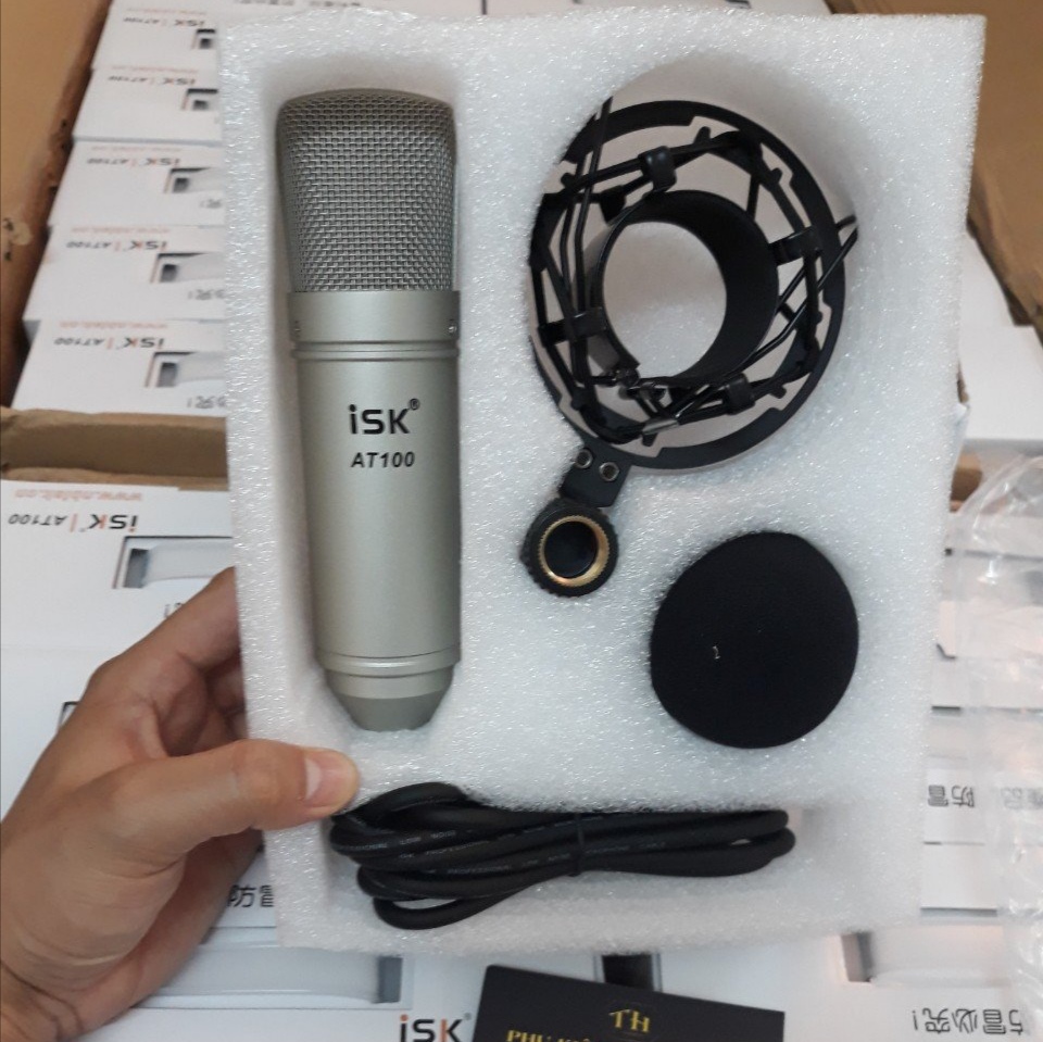 Combo Sound H9 autotune và Micro AT-100 sản phẩm hát karaoke live stream Hàng Nhập Khẩu