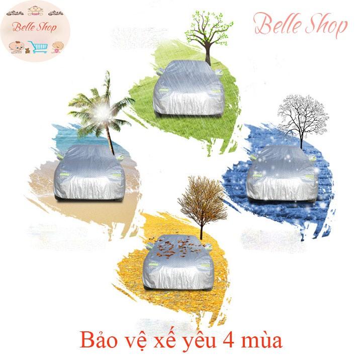 Bạt Trùm Ô Tô Bạt Phủ Xe Ô Tô 3 Lớp Dày Cao Cấp Chống Nắng Chống Mưa