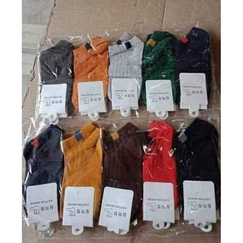 Sét 10 đôi tất gân cổ ngắn cho bạn nữ