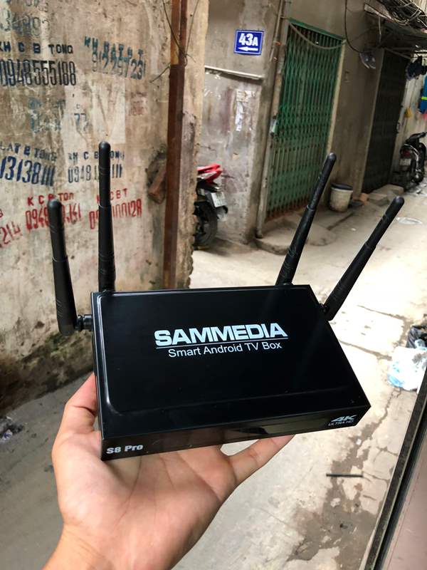 Android Tivi Box Sammedia s8 Pro 4K Ultra HD RAM 2GB - 4 râu