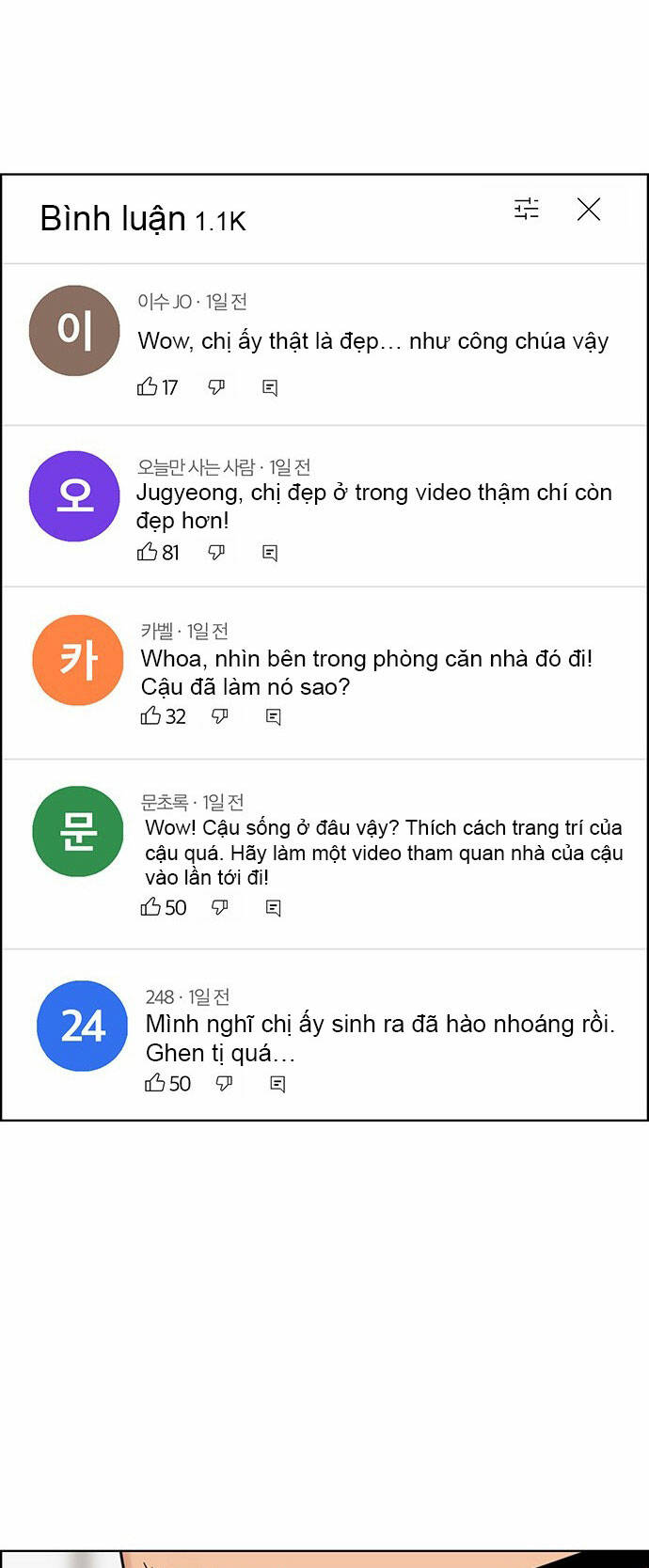 nữ thần giáng thế chapter 176.2 42