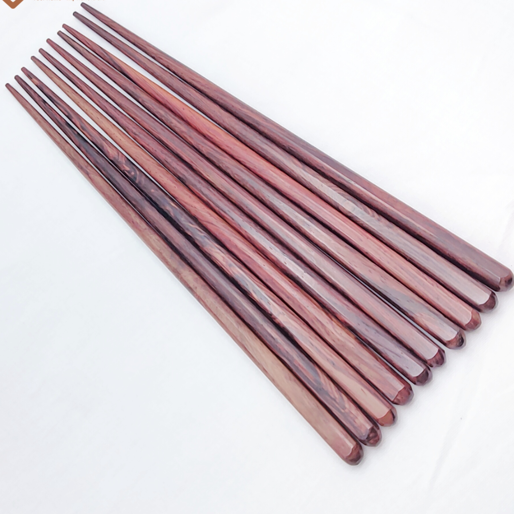 Đũa gỗ trắc đỏ trơn - Bộ 5 đôi