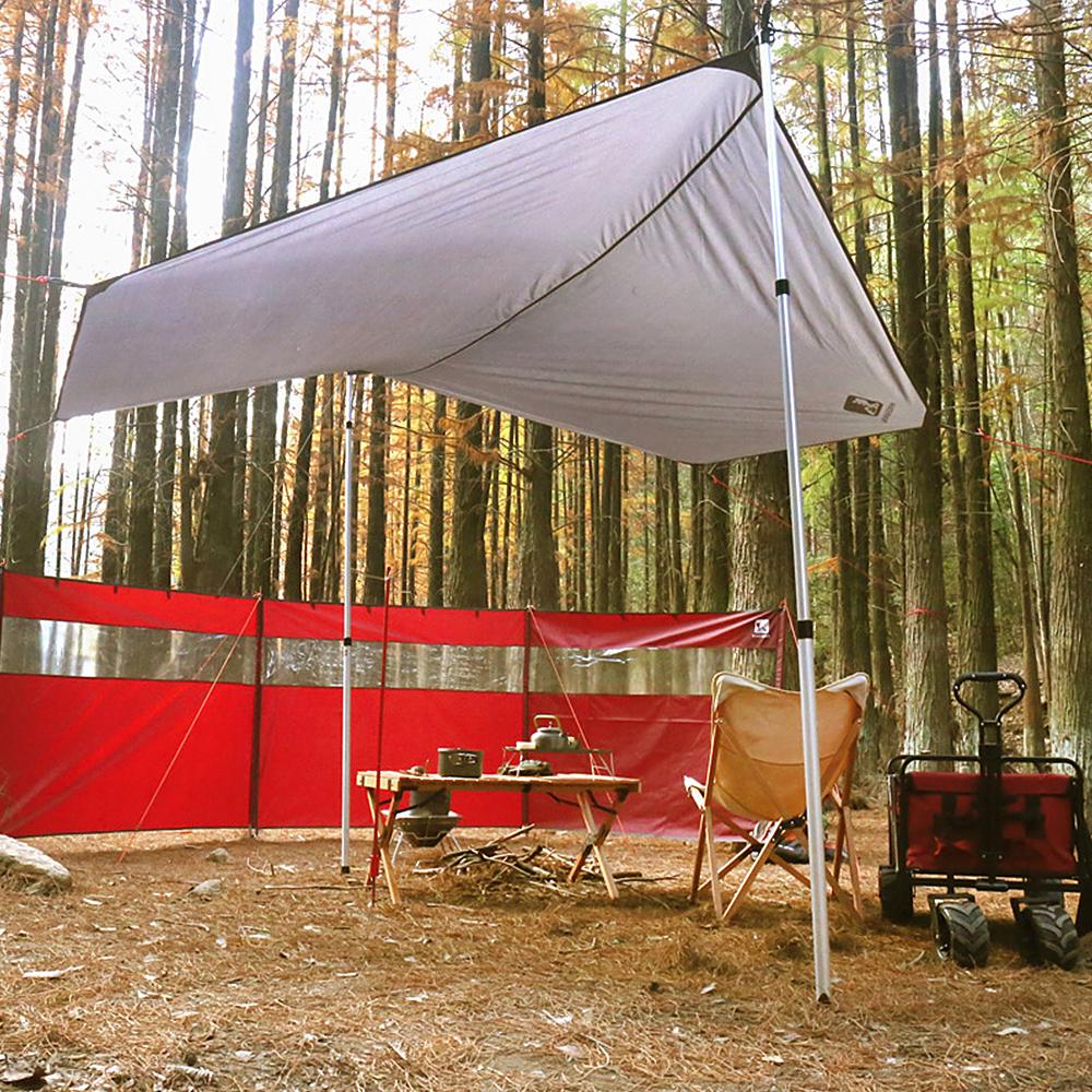 Waterproof Camping Tarp Thicken Picnic Mat Durable Beach Pad Octagonal Tent Mat Tent Footprint Sun Canopy Ground Sheet