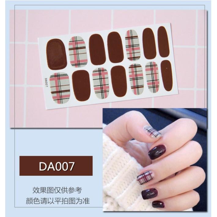 Dán móng tay 3D Korean Style Fashion nail sticker loại tốt