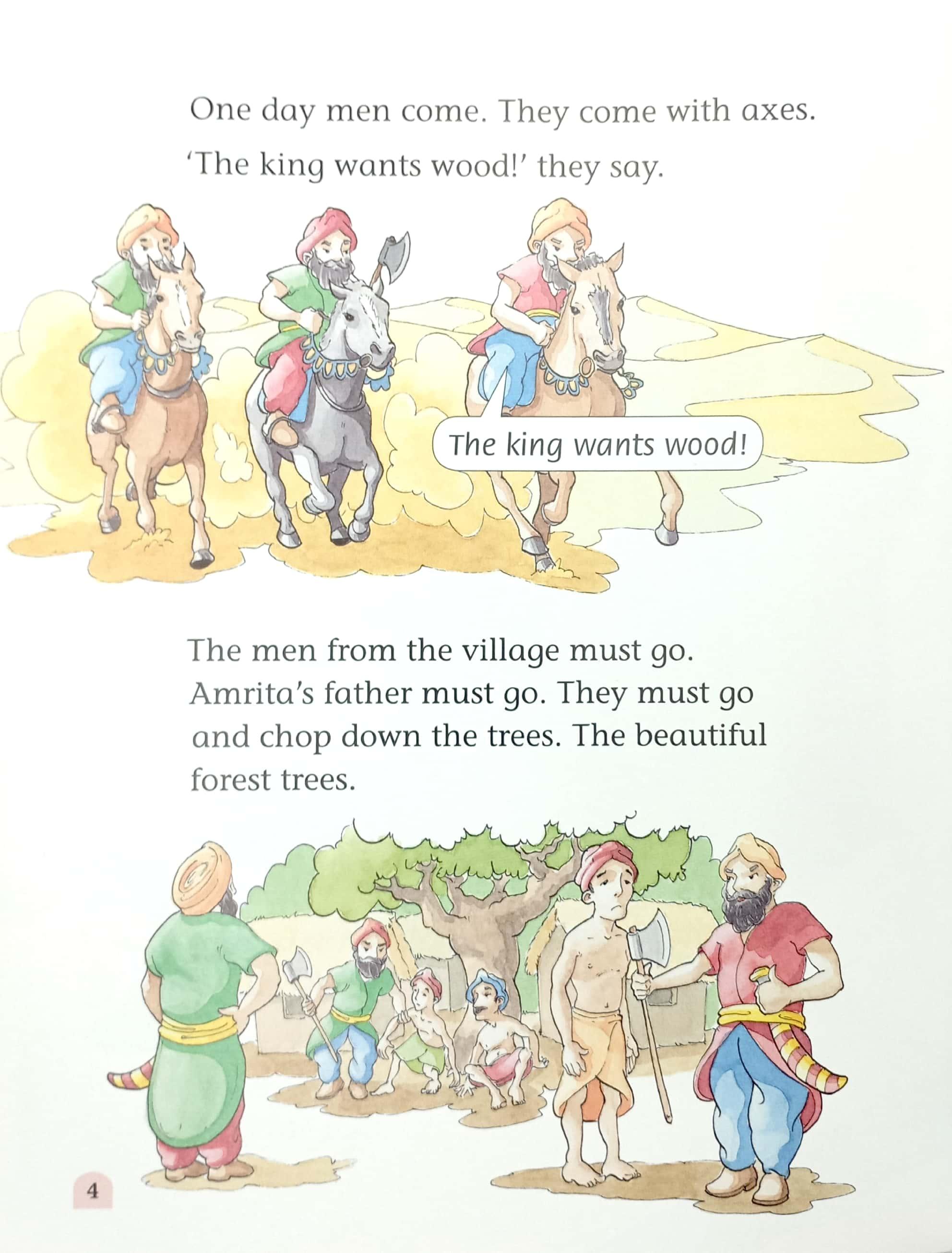 Sách ngoại văn: Classic Tales 2 Amrita and the Trees N/Ed