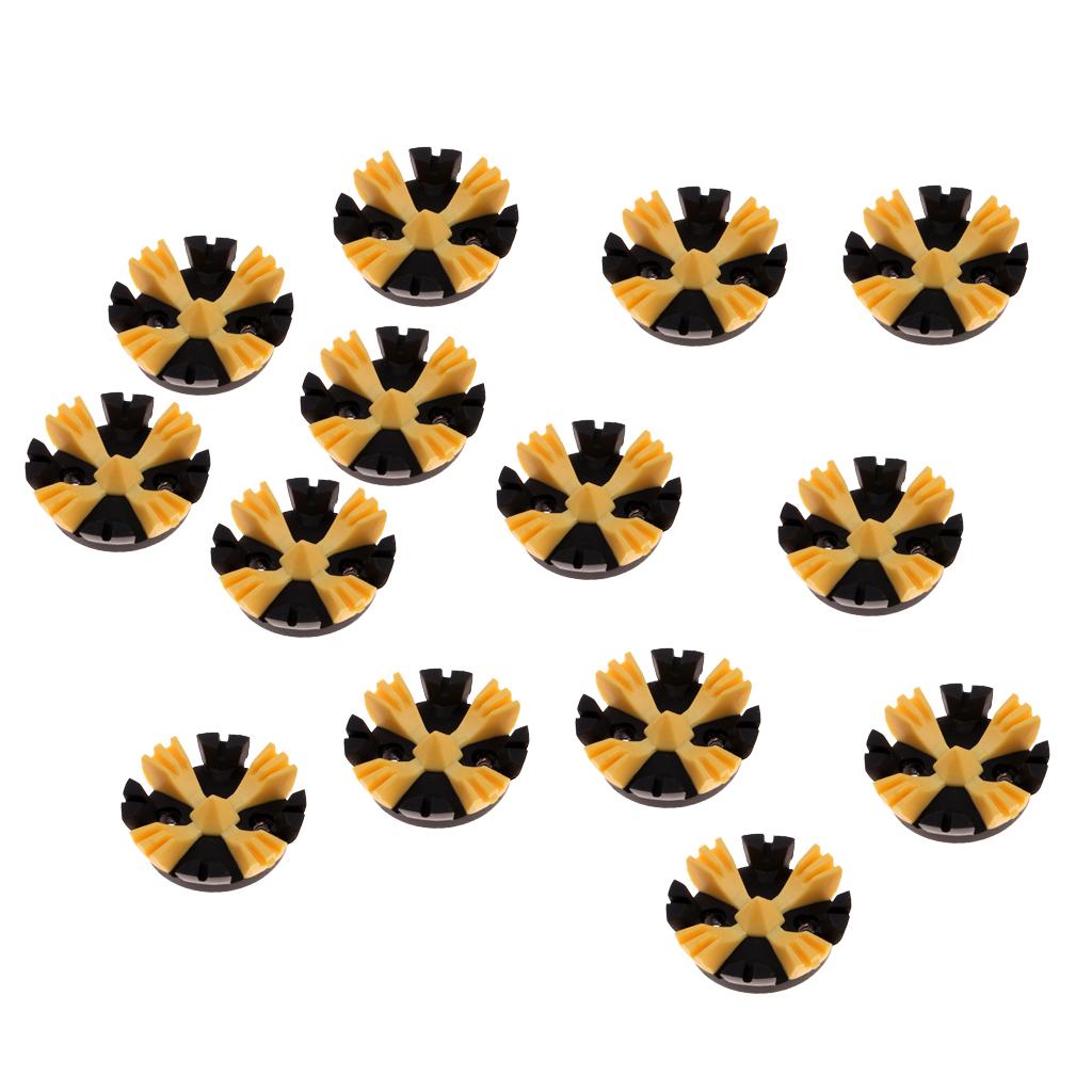 14Pcs Golf Shoe Spikes Studs Cleats Replacement - Soft, Lightweight, Durable