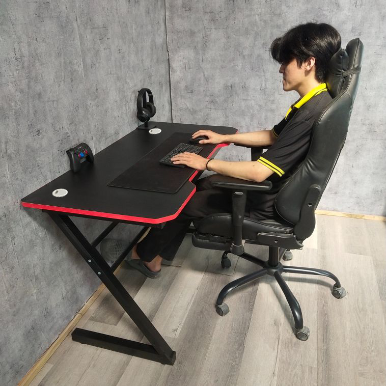 Bàn chữ Z gaming, làm việc, học tập FUFUTECH chân sắt sơn tĩnh điện mặt gỗ phũ melamine dài 100x60, 120x60, 140x60 cm