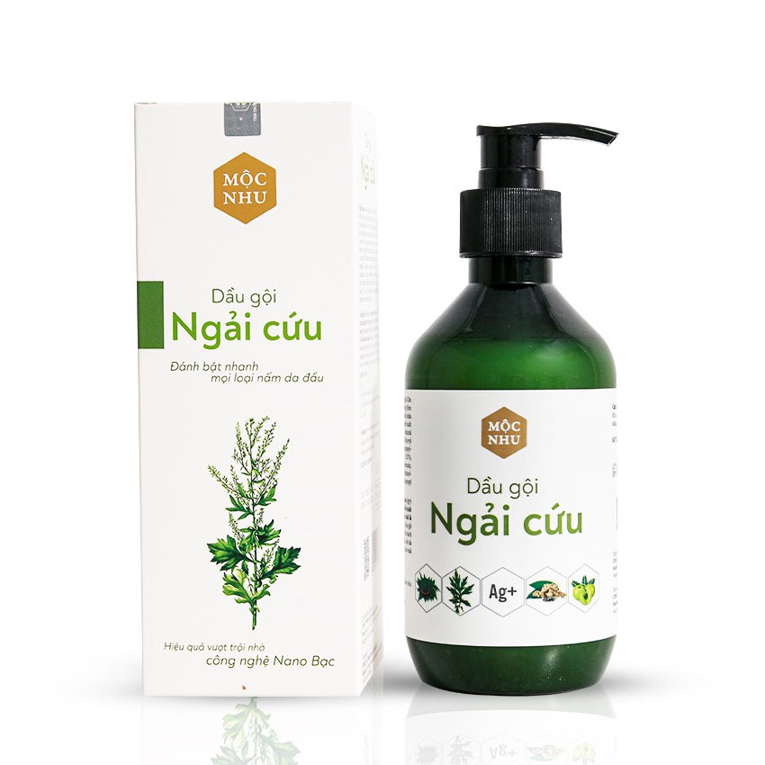 Dầu Gội Ngãi Cứu Mộc Nhu 300ml - Giảm Gàu Ngứa, Nấm Da Đầu