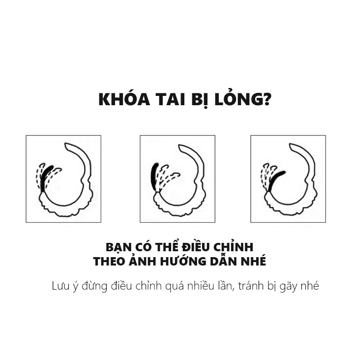 Bông tai khoen đá xanh BHBT426