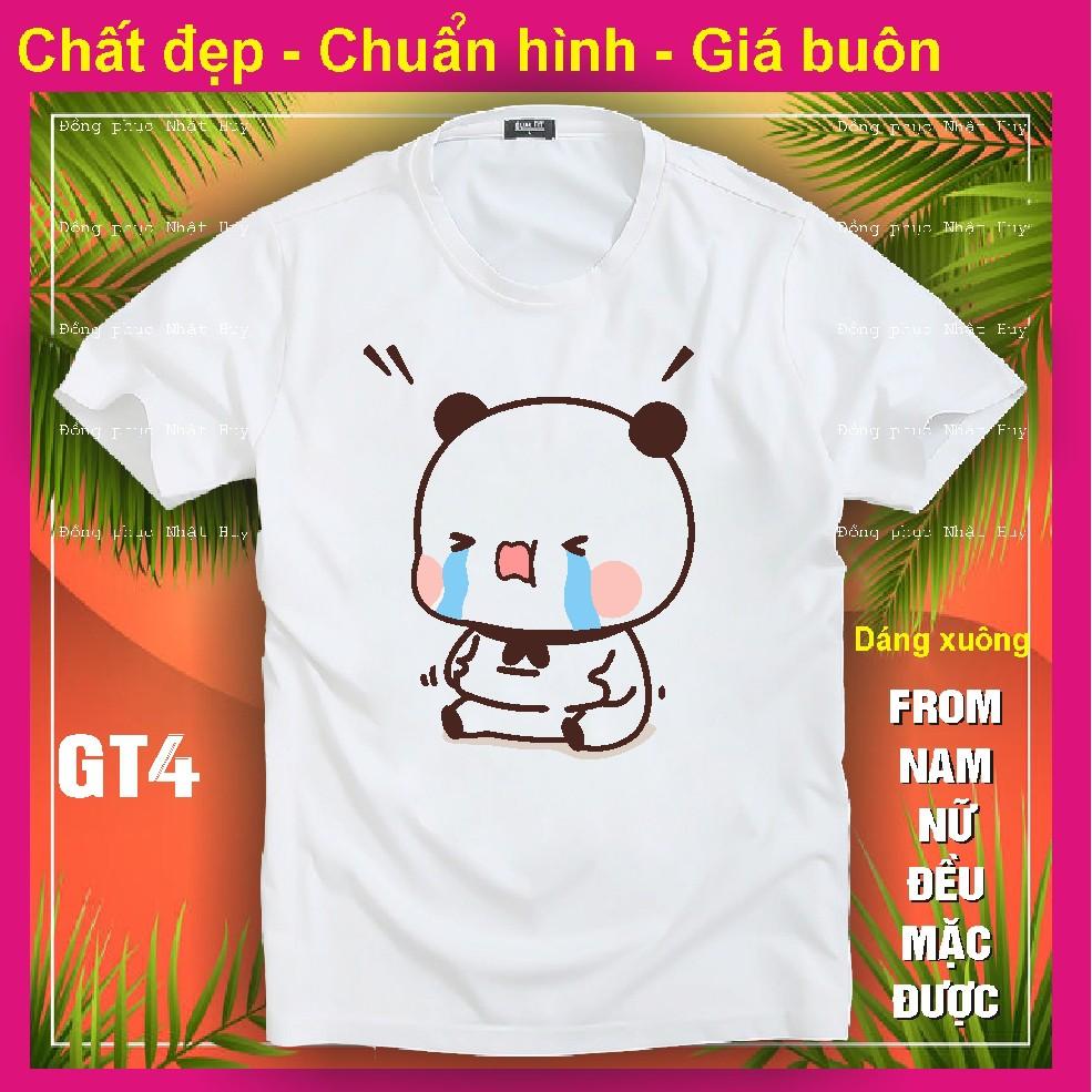 (mịn,xịn,thơm) áo thun gấu trúc đẹp GT2, chất đẹp, bao đổi trả,phông, panda dễ thương kute,icoi gấu trúc chipi