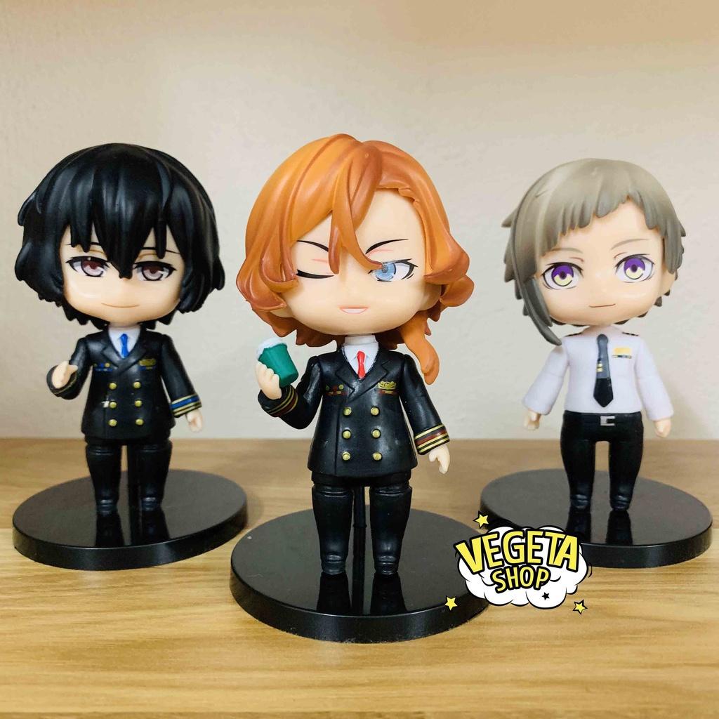 Mô hình Bungo Stray Dogs - Văn hào lưu lạc - Dazai Osamu Chuya Nakahara Nakajima Atsushi Ryunosuke Akutagawa - Cao 10cm