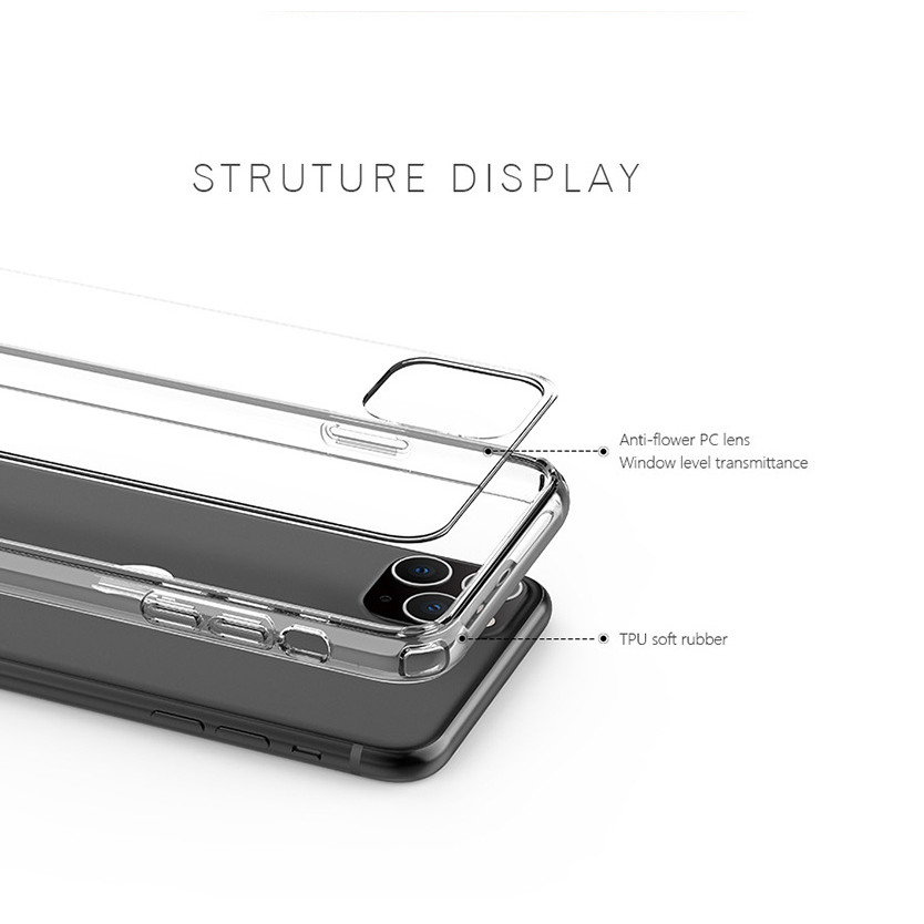 Ốp lưng silicon chống sốc cho iPhone 11 Pro Max hiệu Likgus Crashproof - Hàng nhập khẩu