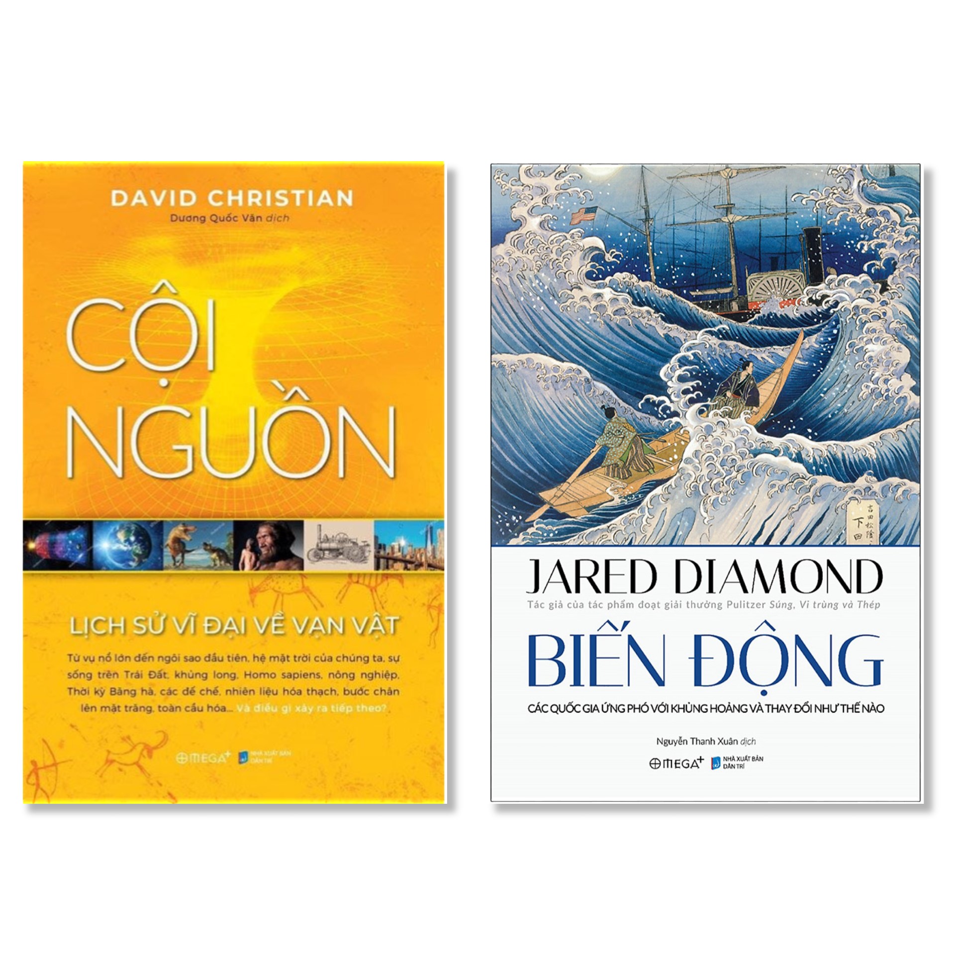 Combo Sách : Biến Động - Jared Diamon : Các Quốc Gia Ứng Phó Với Khủng Hoảng Và Thay Đổi Như Thế Nào? + Cội Nguồn - Lịch Sử Vĩ Đại Về Vạn Vật