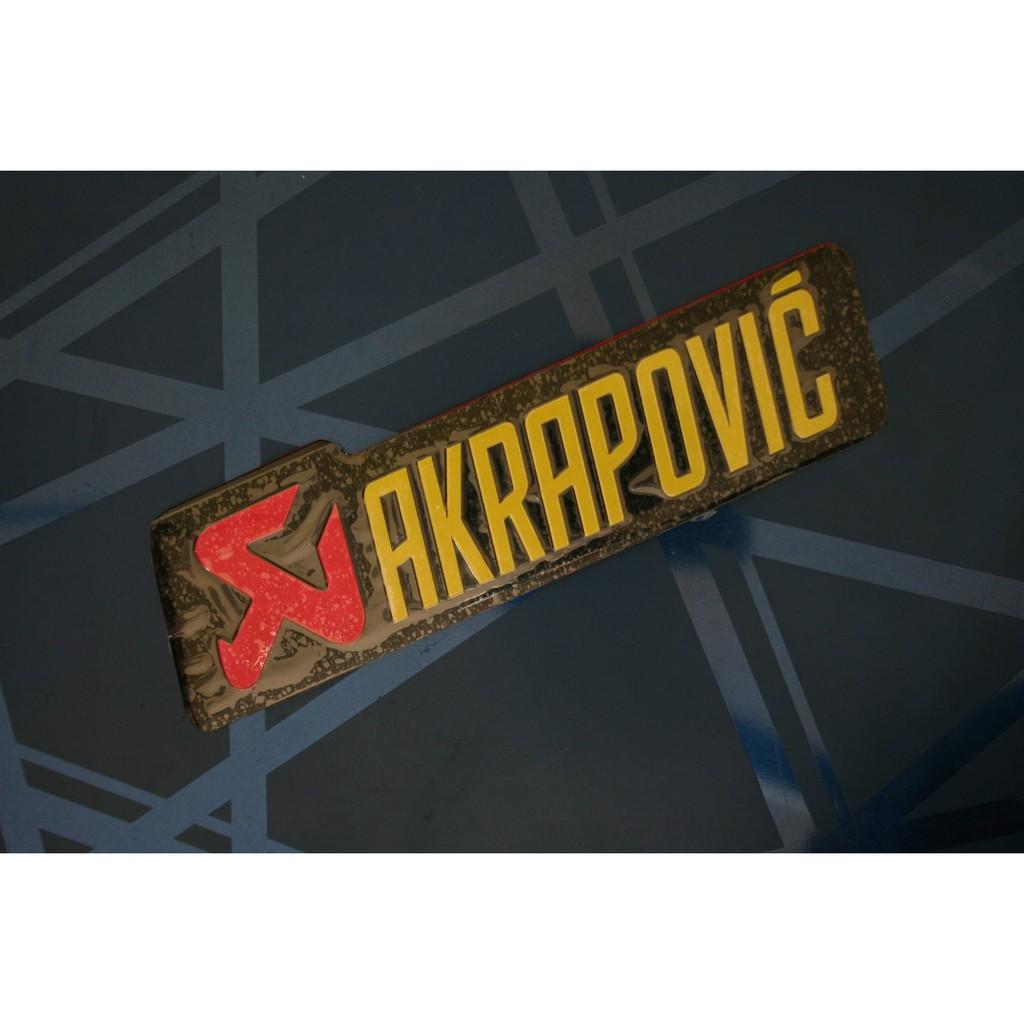 Tem biểu tượng Akrapovic